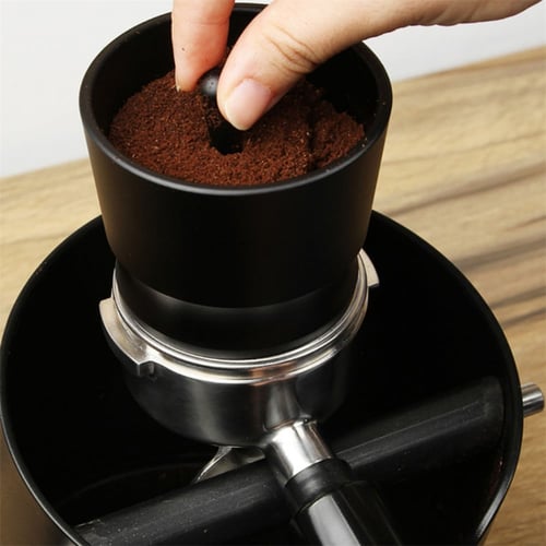 قمع بودرة القهوة المنيوم اسود