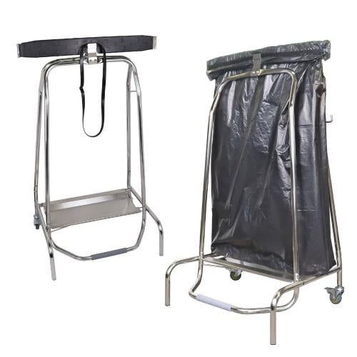 حامل كيس نفايات متنقل