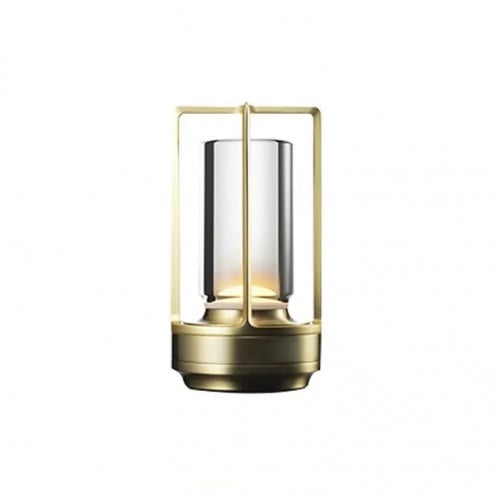 انارة باللمس طاولة ذهبي