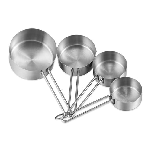 طقم 4 اكواب معاير استيل