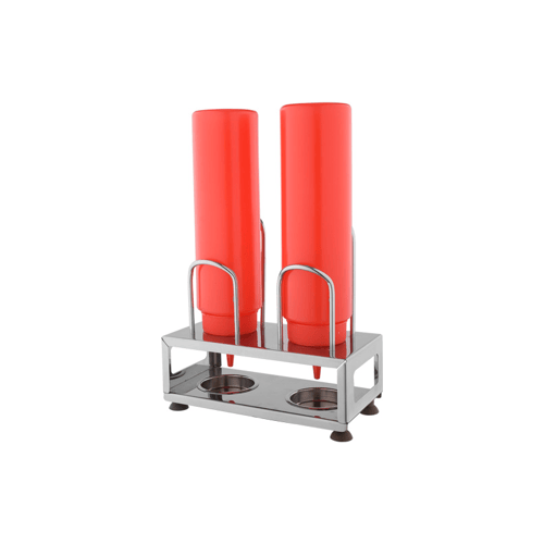 حامل قوارير صوص استيل