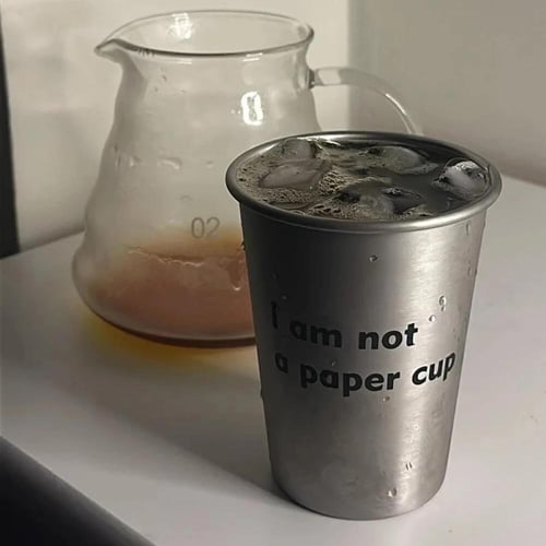 كوب فولاذ مقاوم للصدأ 350ml