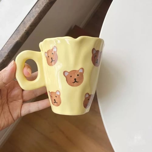 كوب سيراميك بعدة أشكال مرسومة 250ml