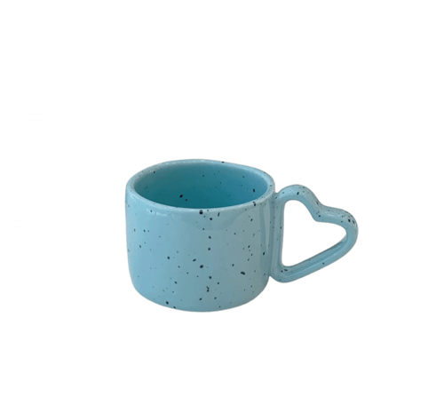 كوب سيراميك بمقبض قلب 200ml