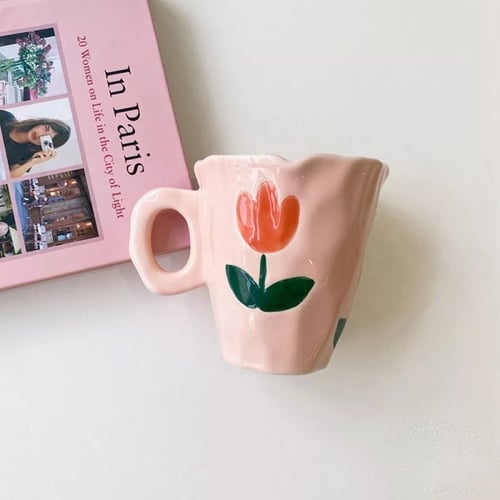 كوب سيراميك بعدة أشكال مرسومة 250ml