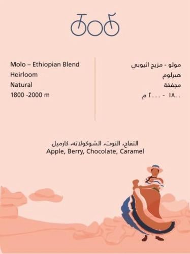 محمصة ترايسكل -مولو بليند اثيوبيا 250g