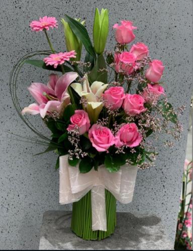 بوكيه ورد طبيعي