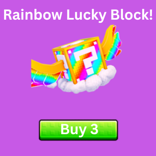 Rainbow Lucky Block x3 - ماب اركل صندوق الحط (3 صن...