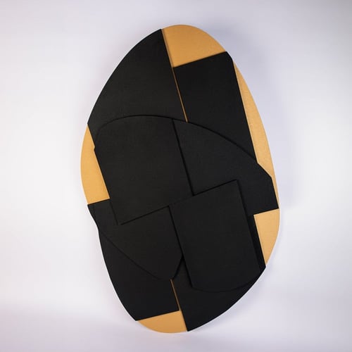 (ظل ذهبي) لوحة حائط ثلاثية الأبعاد