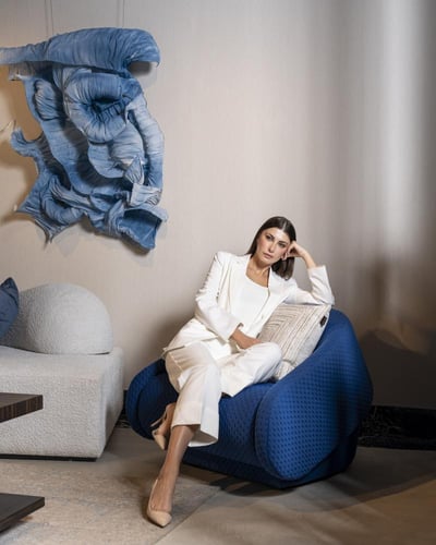 ديكور جداري من القماش