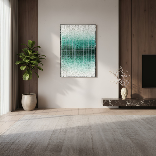 (ضوء متكسر) لوحة حائط ثلاثية الأبعاد صناعة يدوية