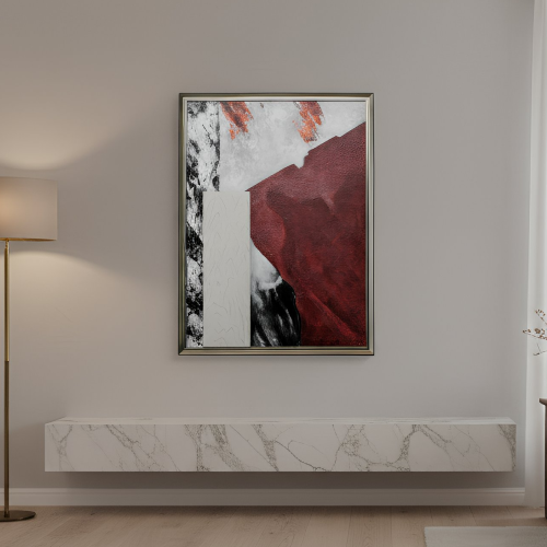 (هروب الشكل) لوحة حائط ثلاثية الأبعاد