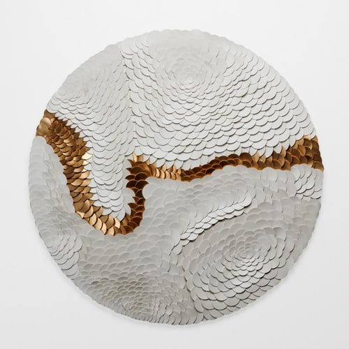 (منعطف هادئ) لوحة حائط ثلاثية الأبعاد بحلقات من ال...