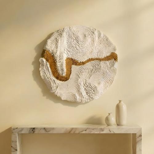 (منعطف هادئ) لوحة حائط ثلاثية الأبعاد بحلقات من ال...