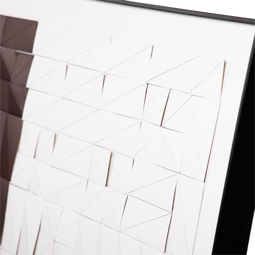 (ورق هندسي) لوحة حائط ثلاثية الأبعاد