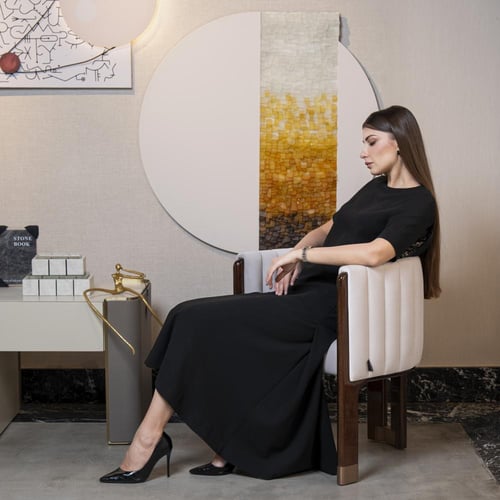 (فسيفساء الغروب) لوحة حائط ثلاثية الأبعاد من حجر ا...