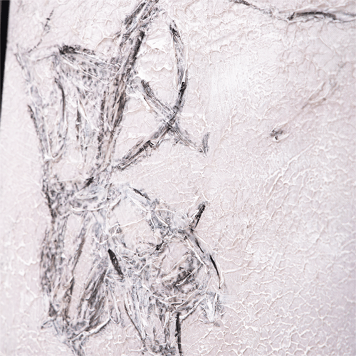 (فوضى ناعمة) لوحة حائط رسم يدوي (طقم من قطعتين)