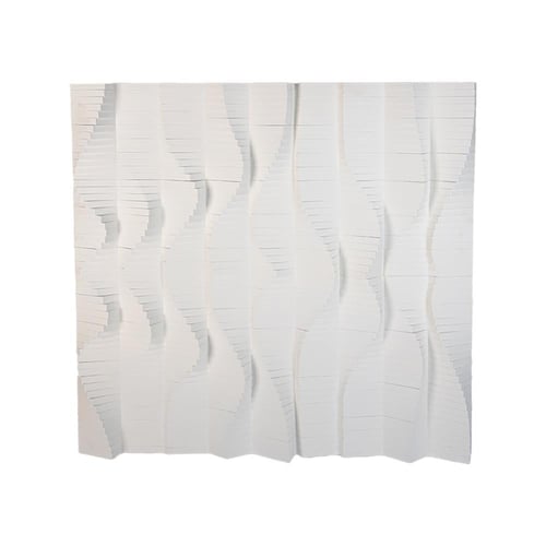 (إيقاع أبيض) لوحة حائط ثلاثية الأبعاد