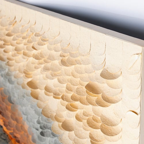 (الرمال الذهبية المتحركة) لوحة حائط ثلاثية الأبعاد