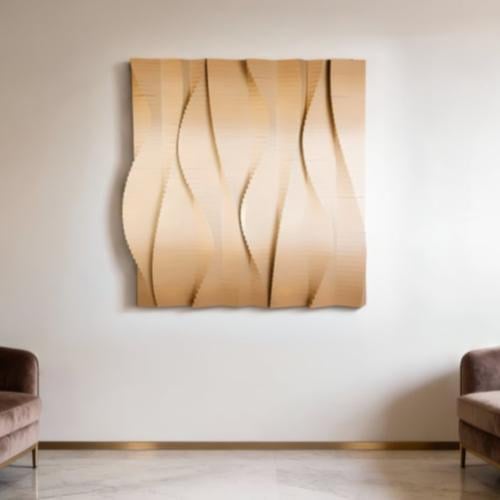 (لحن بصري) لوحة حائط ثلاثية الأبعاد