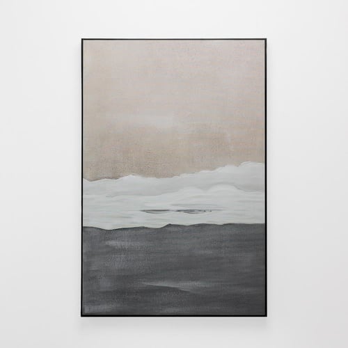 (أفق هادئ) لوحة حائط بالرسم اليدوي