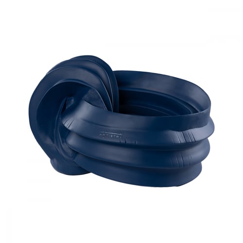 ديكور جداري على شكل عقدة باللون الأزرق