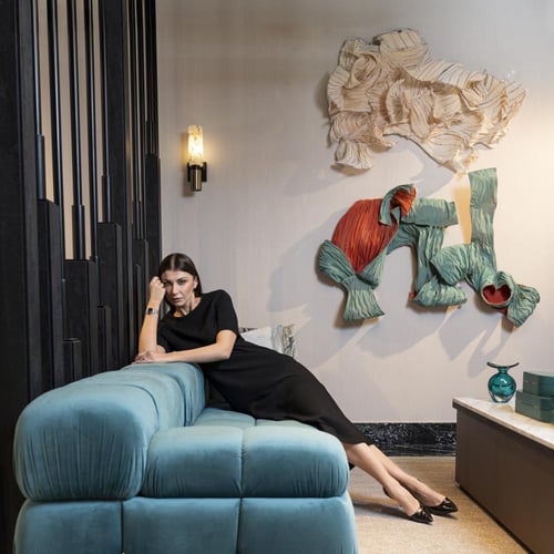 ديكور جداري من القماش