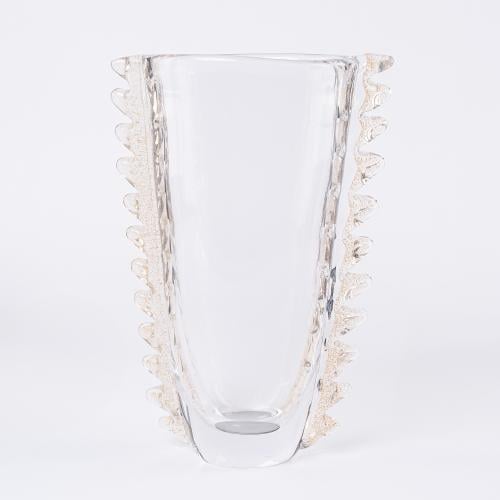 مزهرية من الكريسال الشفاف الفاخر
