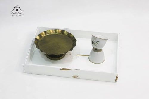 صينية خشب معتق