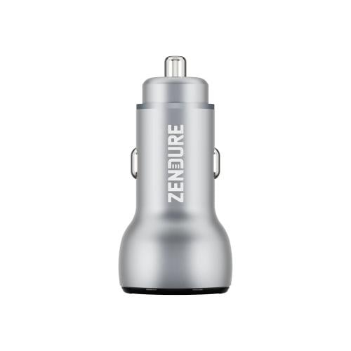 زندور شاحن سيارة بقوة 48 واط بمنفذي USB و USB-C أل...