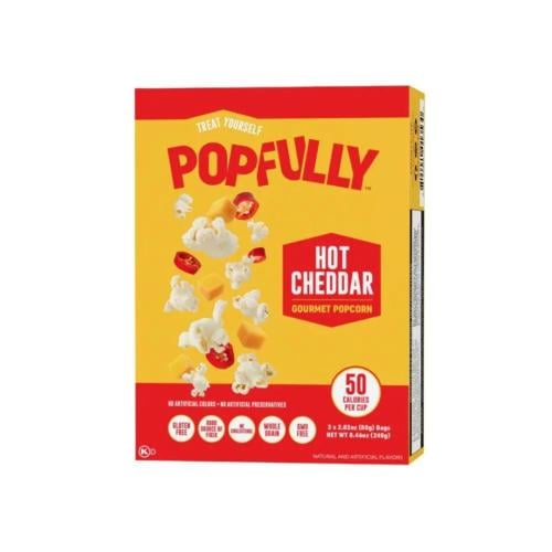 فشار بوبفولي بنكهة الشيدر الحار – 240 جم (3 أكياس)...