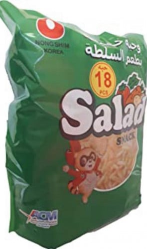 كيس وجبة خفيفة بطعم السلطة 18 حبة