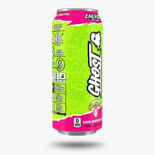 مشروب الطاقة غوست نكهة البطيخ الحامض بدون سكر – 47...