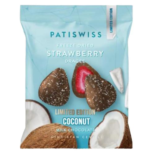 باتي سويس فراولة شوكولاتة بالحليب وجوزالهند 50 جم