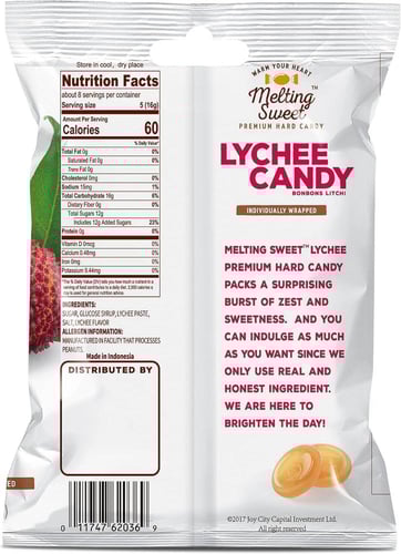 حلوى صلبة بنكهة الليتشي 184 جم