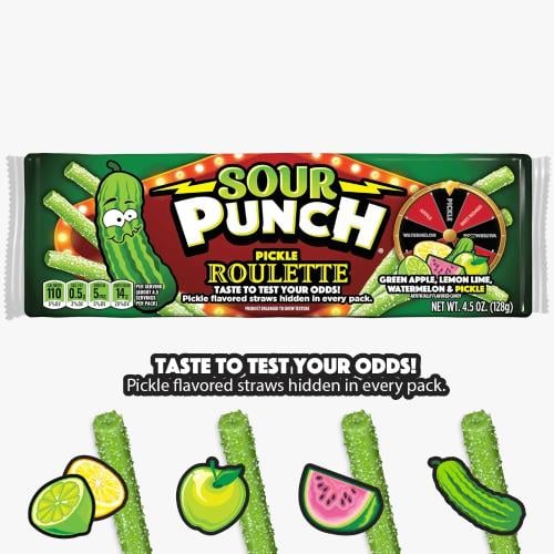 سور بنش روليت مخلل 128 جم – Sour Punch Pickle Roul...