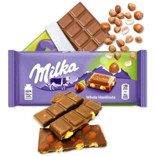 ميلكا شوكولاتة بندق كامل 100 جرام