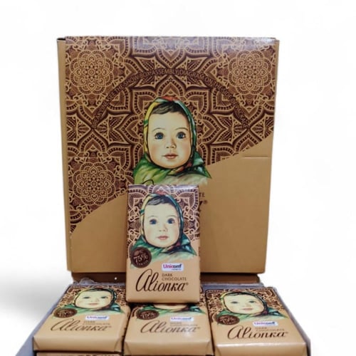 شوكولاتة اليونكا داكنة 75% كاكاو - Alionka Dark Ch...