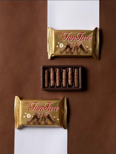 فيجو فان فير – رولات بسكويت محشوة بكريمة البندق وا...