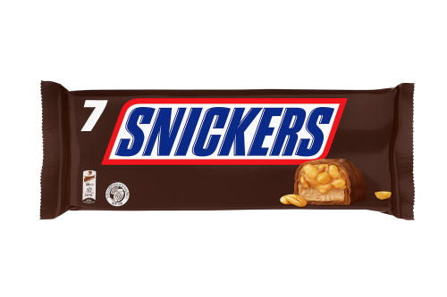 شوكولاتة سنيكرز بالحليب والمكسرات –50 حم × 7 قطع |...