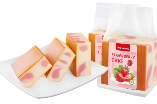 كعكة ماربل بالفراولة من ليكس جاز 120 جم – Lex Jazz