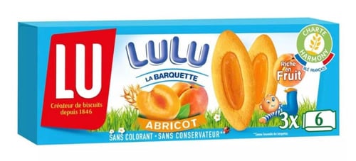 بسكويت لولو لو باركيت بالمشمش - عبوة عائلية 3×6 قط...