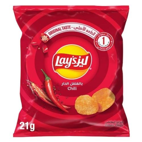 ليز كيس بنكهة الفلفل الحار 21حبة * 11 جم