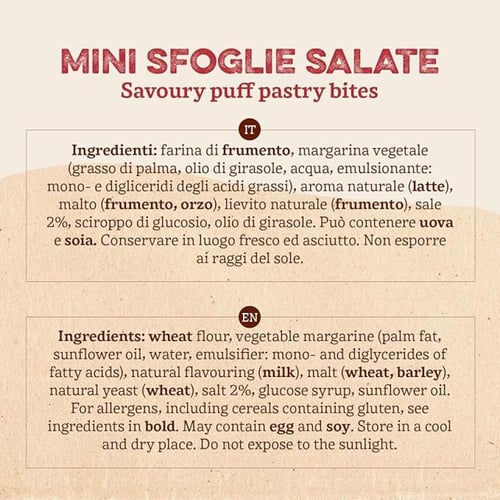 بسكويت باف بيستري فورنو بونومي صغيرة بنكهة الجبن 1...