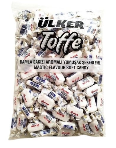 حلوى اولكر توفي بنكهه المستكه الوزن 1كيلو