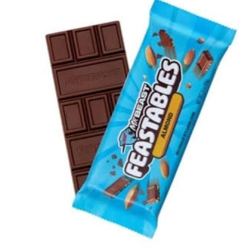 مستر بيست فيستابلز شوكولاتة بالحليب مع اللوز 60 جم