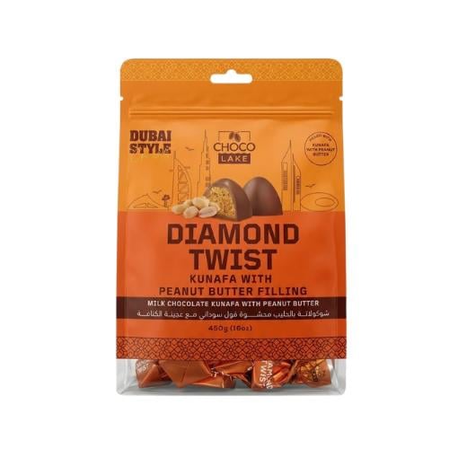 شوكولاتة دايموند تويست كنافة بزبدة الفول السوداني...