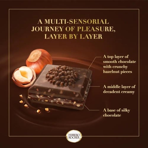 شوكولاته فيريرو روشيه بالحليب والبندق 90 جم