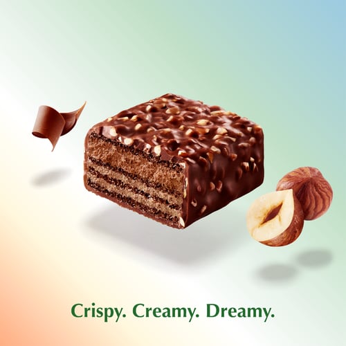 ليندت شوكو ويفر بشوكولاتة الحليب والبندق - Lindt C...