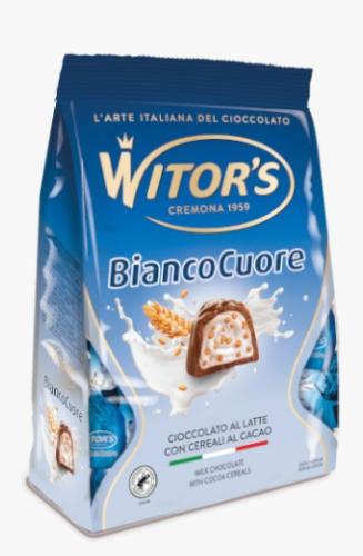 شوكولاتة ويتورز بيانكو كوريه البيضاء بالحليب والحب...